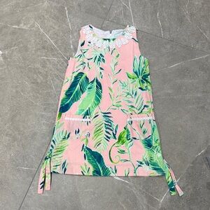 Lilly Pulitzer Pink and Green Kids Dress